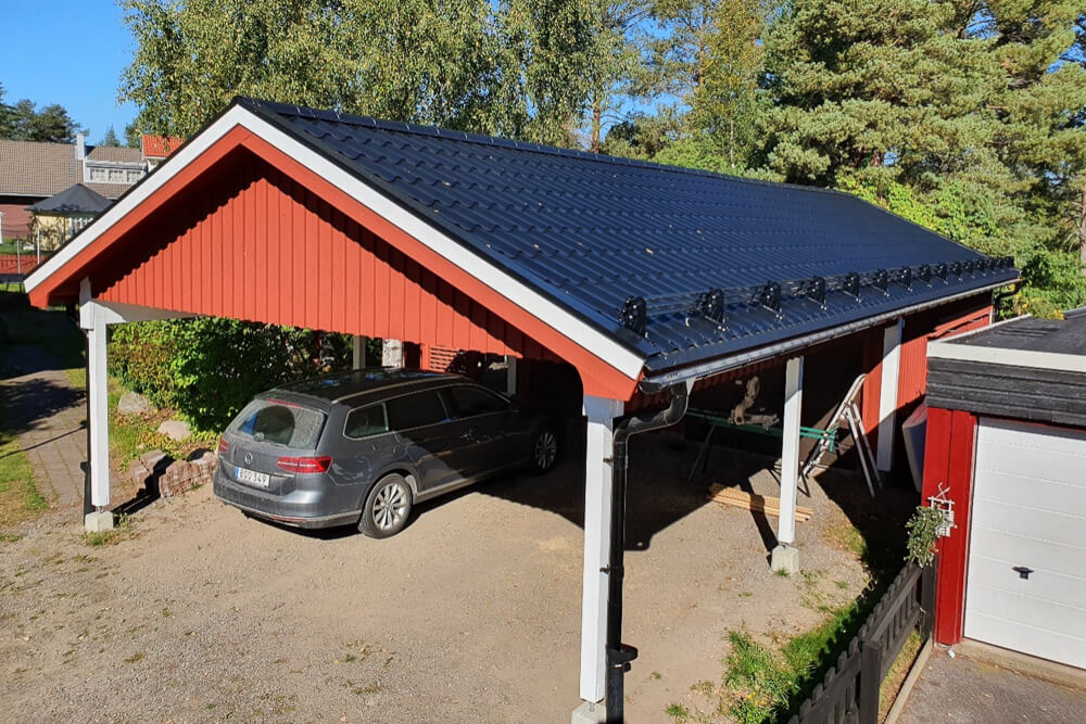 Carport på Röbäck